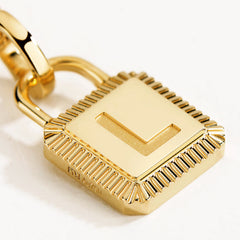Unlock 14K Lock Gold Personalised Necklace