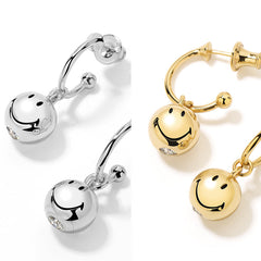 Smiley® Silver Ball Earring