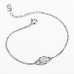 Unlock Platinum Lock Bracelet