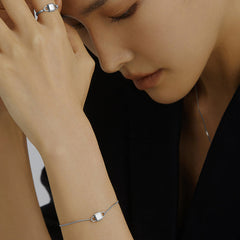 Unlock Platinum Lock Bracelet