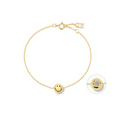 Smiley® 14K Gold Diamond Bead Bracelet