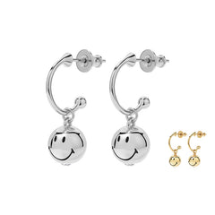 Smiley® Silver Ball Earring