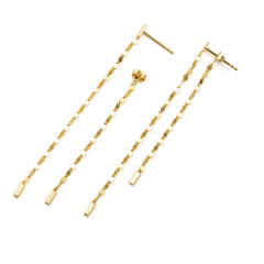 Shine Gold Convertible Threader Earring