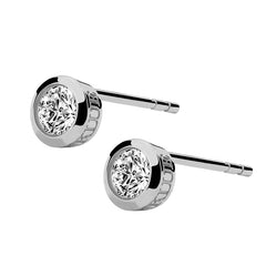 D Muse Platinum Diamond Earring