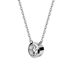 D Muse Platinum Diamond Necklace