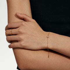 D Muse 18K Diamond Gold Bracelet