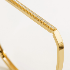 Unlock 18K Edge Bangle