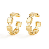 Unlock 18K Multi-Lock Gold Earcuff