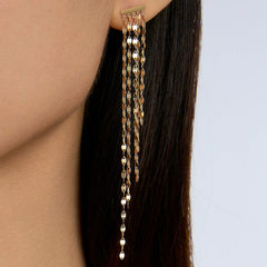 Shine Gold Statement Party Earring