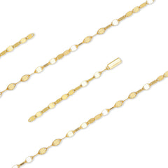 Shine Gold Chain Earring