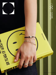 Smiley Silver Elio Link Bracelet