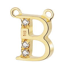 Moment 18K Diamond Capital Alphabet Charm