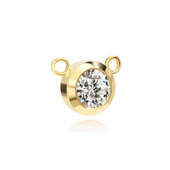 Moment 18K Diamond Energy Stone Charm