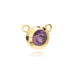 Moment 18K Amethyst Energy Stone Charm
