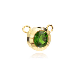 Moment 18K Diposide Energy Stone Charm