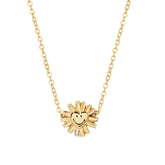 Smiley® Daisy Heart 14K Gold Sliding Necklace