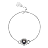 Ryuji Smiley Silver Reversible Mother-of-Pearl Halo Bracelet