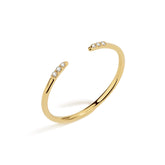 Unlock 18K Diamonds Ultra-Fine Open Ring