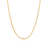 Essential Silver Gold Vermeil Round Snake Chain Necklace