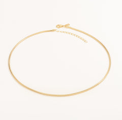 Essential Silver Gold Vermeil Round Snake Chain Necklace