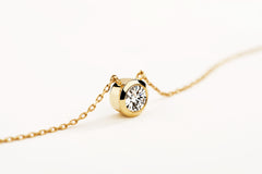 D Muse 18K Diamond Gold Necklace