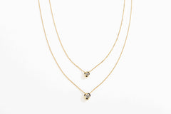 D Muse 18K Diamond Gold Necklace