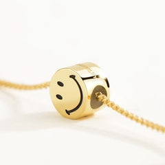 SMILEY 18K Cuban Chain Necklace