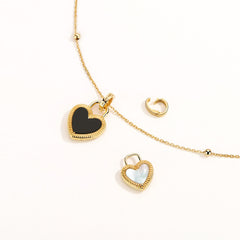 Flip 18K Double-Sided Hearts Pendant