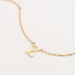 Moment 18K Gold Personalized Letter Bracelet