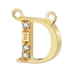Moment 18K Diamond Capital Alphabet Charm