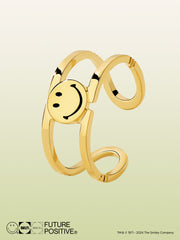 Smiley 18K Ear Cuff