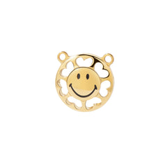 Moment 18K Smiley Sun Flat Charm