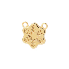 Moment 18K Snowflake Flat Charm