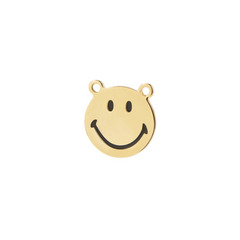 Moment 18K Smiley Face Flat Charm