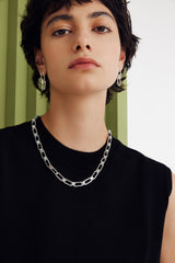 Smiley Silver Oliver Link Set