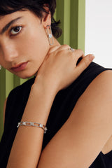 Smiley Silver Oliver Link Set