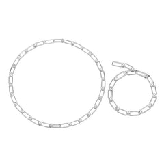 Smiley Silver Oliver Link Set