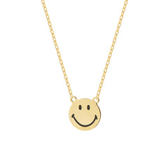 Ryuji Smiley 18K Gold Necklace
