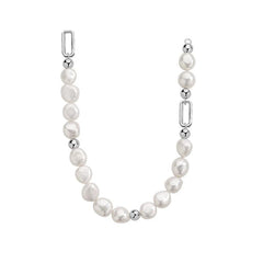 Smiley Silver Detachable Bracelet