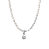 Ryuji Smiley Silver Double-Faces Pendant