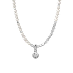 Ryuji Smiley Silver Double-Faces Pendant