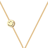 SMILEY 18K Cuban Chain Necklace