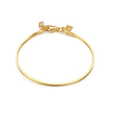 Essential Silver Gold Vermeil Snake Chain Bracelet
