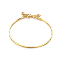 Essential Silver Gold Vermeil Snake Chain Bracelet