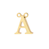 Moment 18K Gold Capital Alphabet Charm