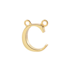Moment 18K Gold Capital Alphabet Charm