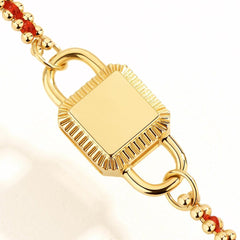 Unlock 18K String Bracelet