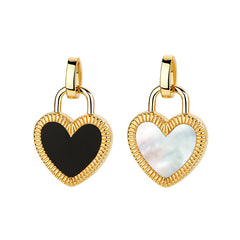 Flip 18K Double-Sided Hearts Pendant