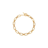 Essential Gold Vermeil Paperclip Chain T-Bar Bracelet