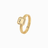Lokki Gold Vermeil Halo Ring